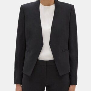 Theory suit jacket / open blazer in Senova stretch wool